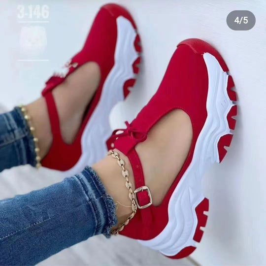 Damen Sportliche Sneaker mit flexibler Sohle EB