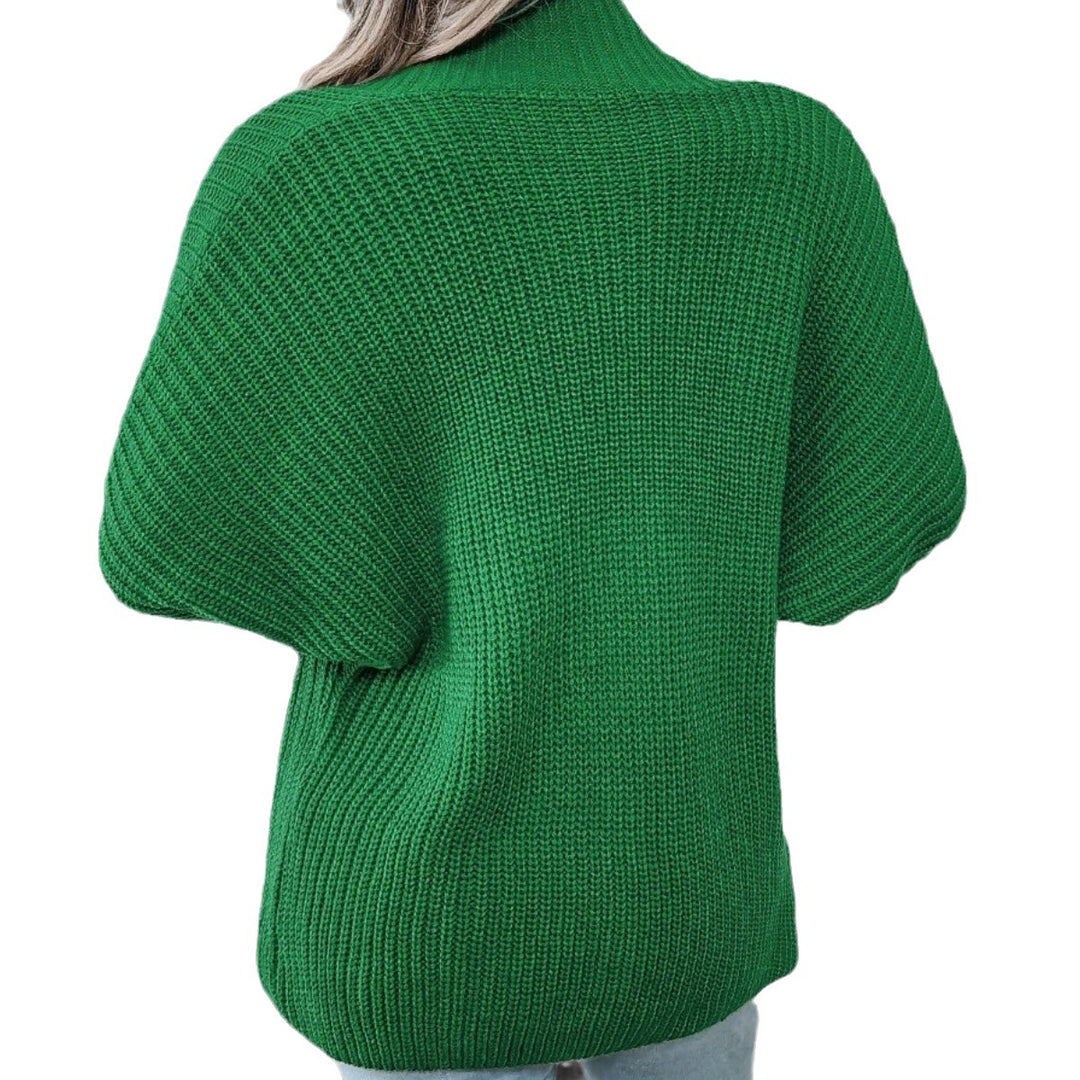 Damen lässiger Grobstrick-Cardigan mit sanfter Textur und offenem Schnitt EB