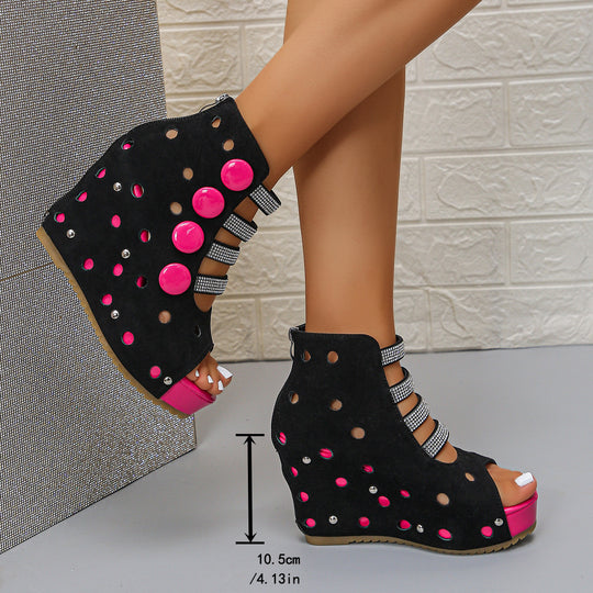 Damen Plateau Sandalen EB