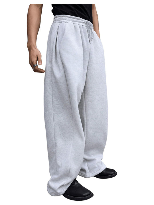 Herren nan lockere Oversize Jogginghose mit elastischem Bund und Kordelzug EB