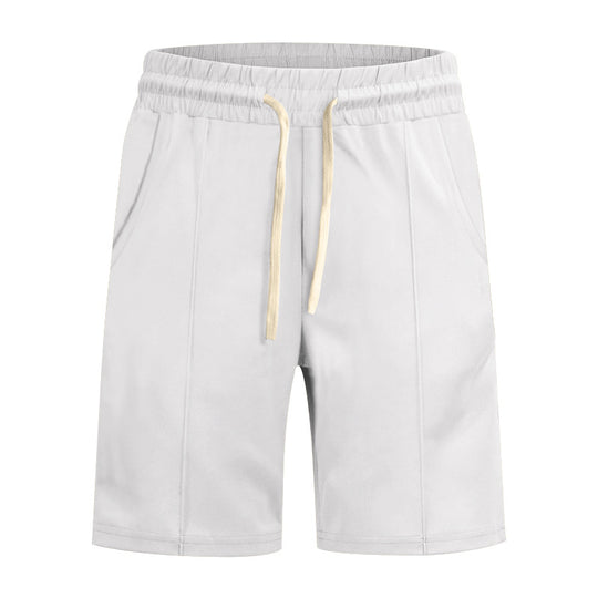 Herren nan kurze Freizeithose aus Baumwollmischung mit elastischem Bund und Kordelzug EB