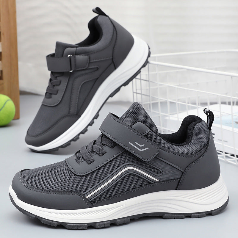 Damen Sportliche Sneakers mit verstellbarem Klettverschluss und atmungsaktivem Mesh-Obermaterial EB