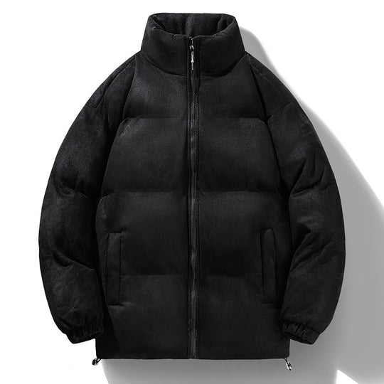 Damen wattierte Überjacke mit hohem Kragen und weichem Innenfutter EB