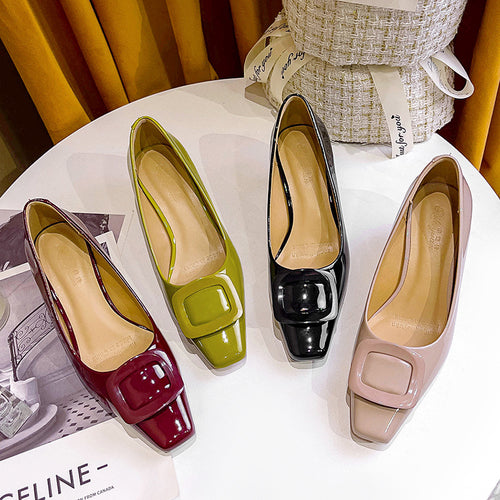 Damen elegante Pumps mit schickem Schmuckdetail und komfortablem Absatz EB