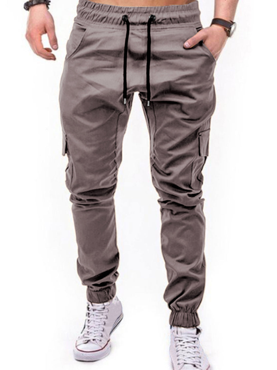 Herren Cargo-Hose mit elastischem Bund und praktischen Multifunktions-Pockets EB