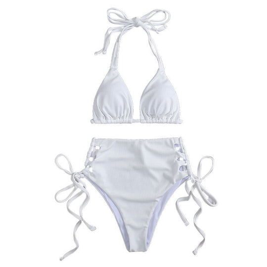 Damen Hoch geschnittenes Triumph-Bikini-Set mit Riemendetail EB