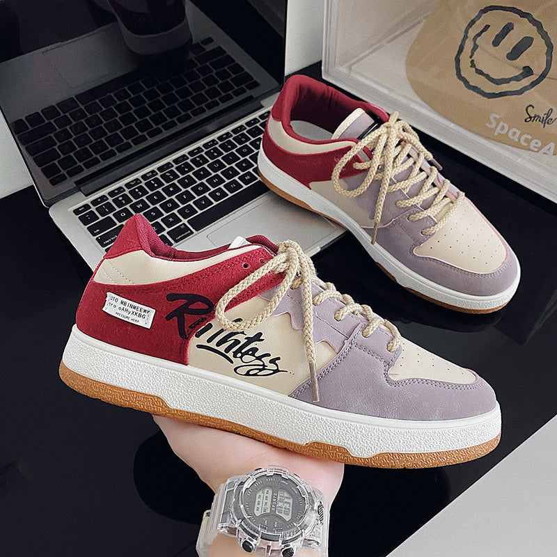 Damen Sneaker mit sportlichem Design und gepolstertem Kragen EB