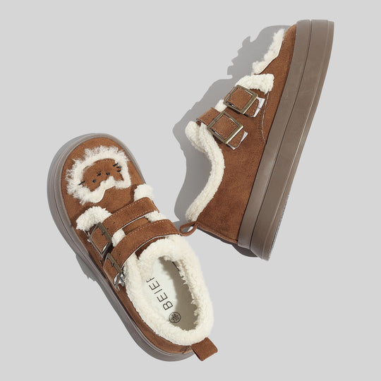 Damen Komfortable Sneaker mit weichem Innenfutter und dekorativen Riemen EB