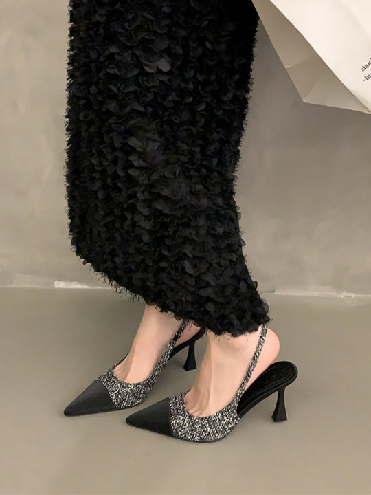 Damen elegante Sling Pumps mit modischem Design und komfortablem Absatz EB