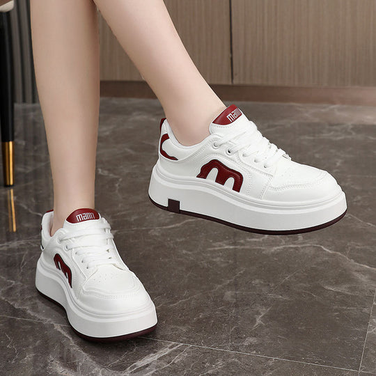 Damen Plattform-Sneaker mit modernem Design EB