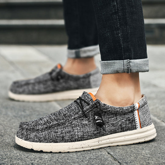 Damen Bequeme Slip-On Freizeitschuhe mit atmungsaktivem Obermaterial EB