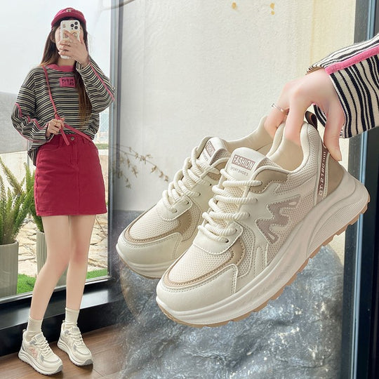 Damen Sneakers mit gepolsterter Sohle und atmungsaktivem Obermaterial EB