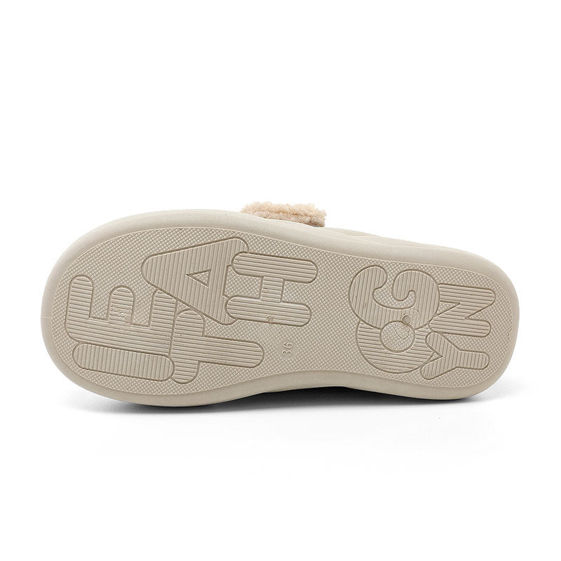 Damen bequeme Slipper mit weichem Innenfutter und rutschfester Sohle EB