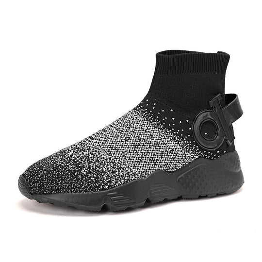 Damen Sockensneaker mit atmungsaktiver Strickoberfläche und rutschfester Sohle EB