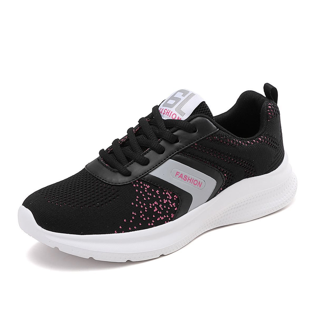 Damen Sneaker mit atmungsaktivem Obermaterial und rutschfester Sohle EB