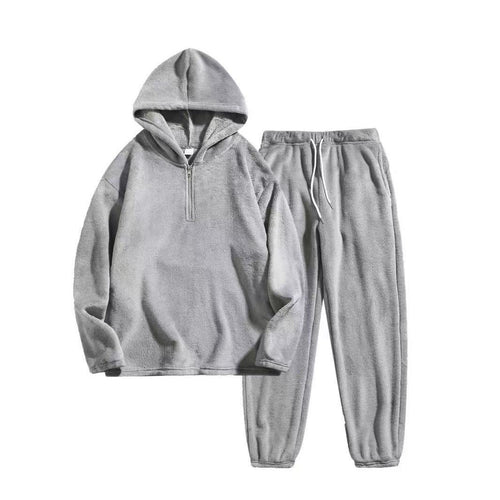 Damen Fleece Schlafanzug EB