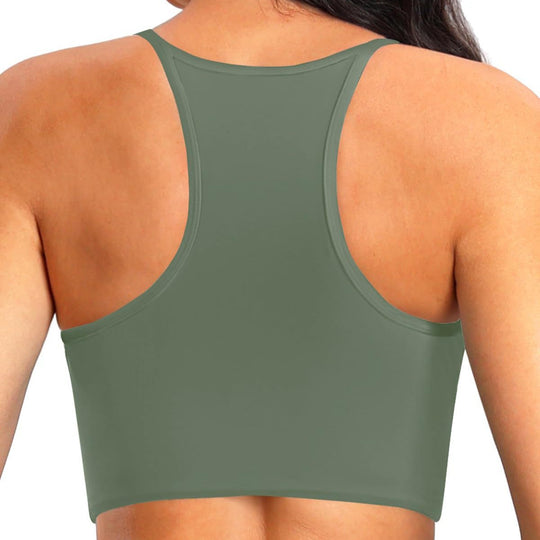 Damen Sportliches Crop-Top EB