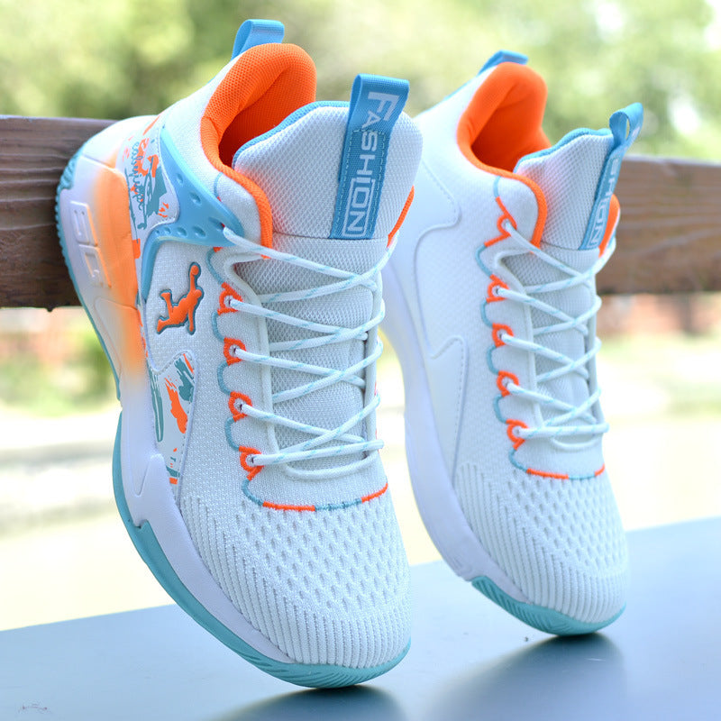 Damen Sportliche Sneakers mit atmungsaktivem Mesh und dynamischem Design EB