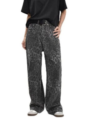 Damen weit geschnittene Haremshose im Wildleder-Look EB