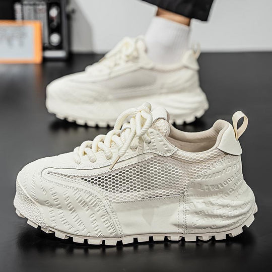 Damen atmungsaktive Sport-Sneaker mit innovativer Textur und rutschfester Sohle EB