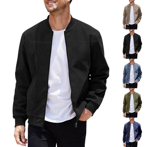 Herren stylische Bomberjacke mit sportlichem Schnitt EB
