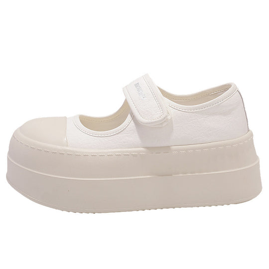 Damen Modische Plateauschuhe mit Klettverschluss EB