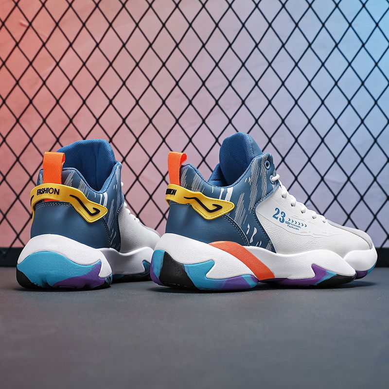 Damen Hochgeschnürte Sport Sneakers mit stoßdämpfendem Design und stylishem Obermaterial EB
