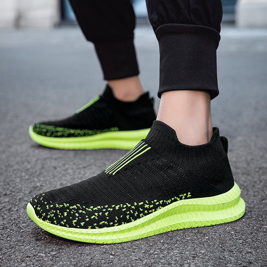 Damen Sneakers aus atmungsaktivem Strickmaterial mit flexibler Sohle EB