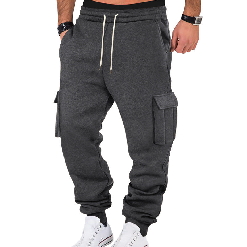 Herren Cargo-Sweatpants mit elastischem Bund und praktischen Seitentaschen EB