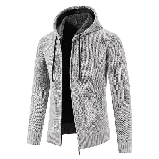 Herren Kapuzenjacke mit weichem Innenfutter und innovativem Design EB