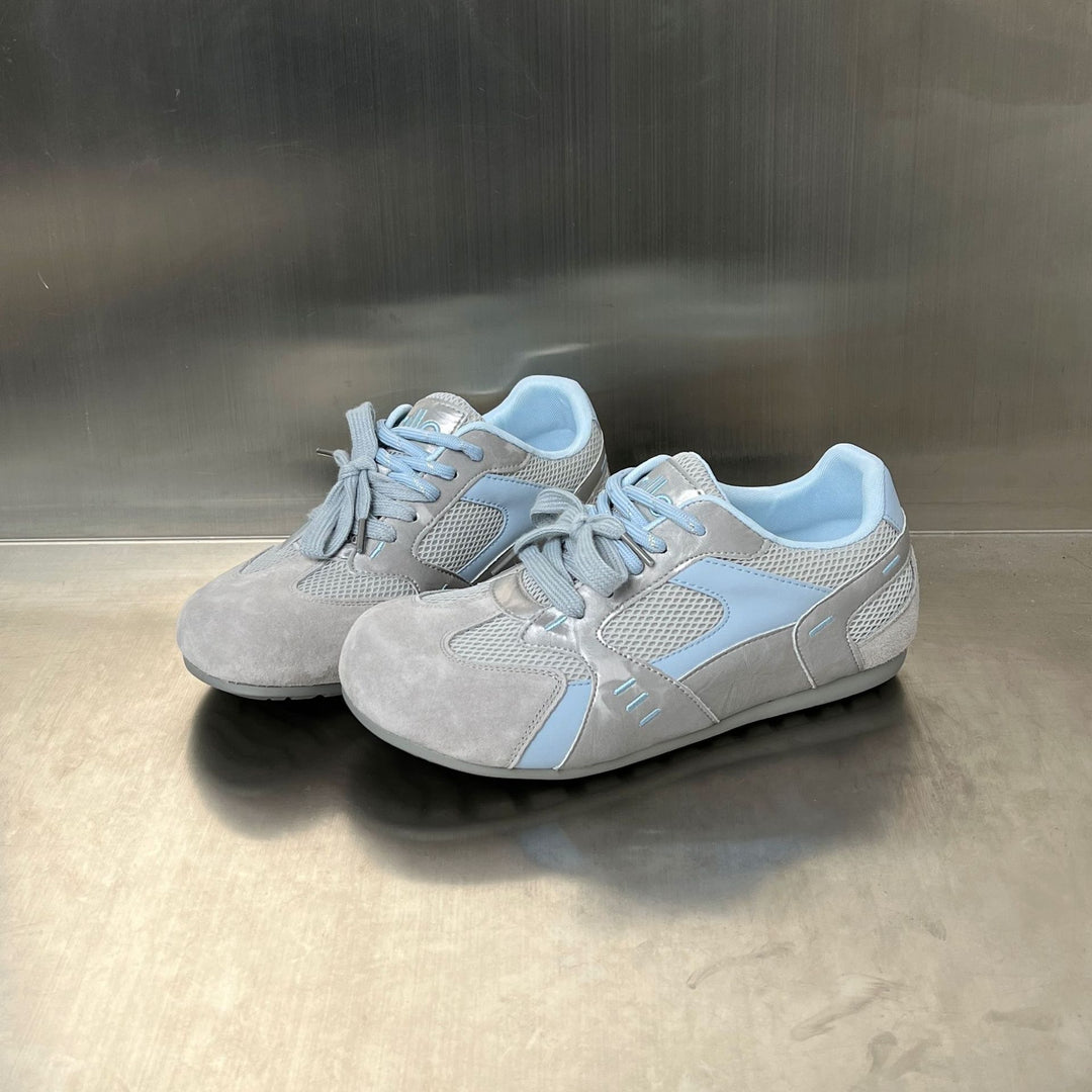 Damen Sportliche Freizeitschuhe mit atmungsaktiver Mesh-Oberfläche und hochwertigem Wildleder EB