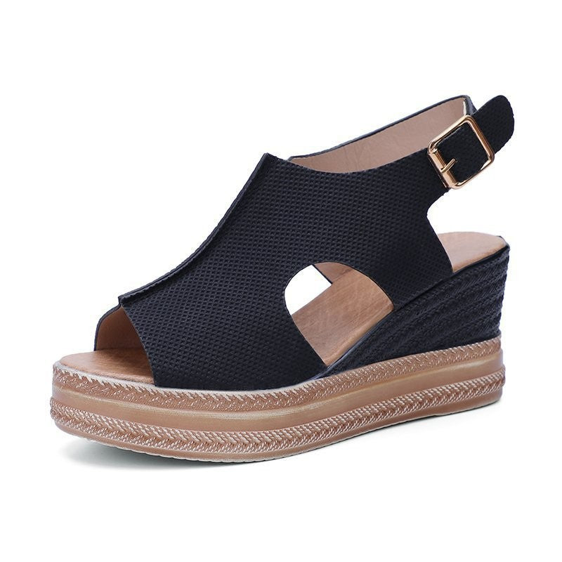 Damen Plattform Sandalen EB