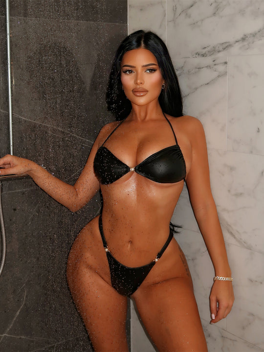 Damen Mikro-Bikini mit glamourösen Details EB