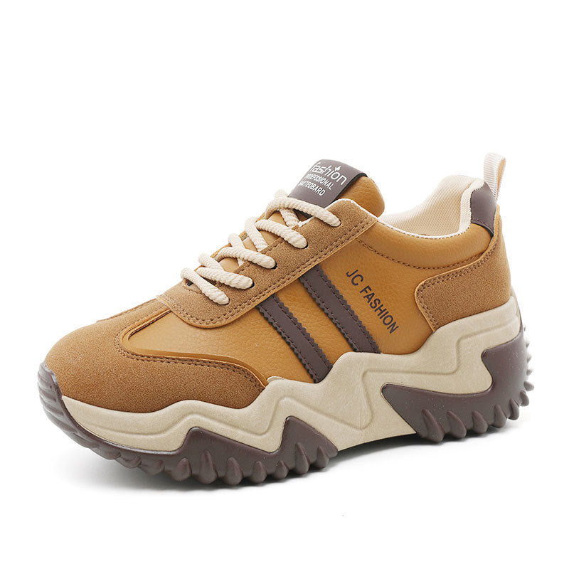 Damen Sportliche Chunky Sneakers mit rutschfester Sohle und atmungsaktivem Obermaterial EB