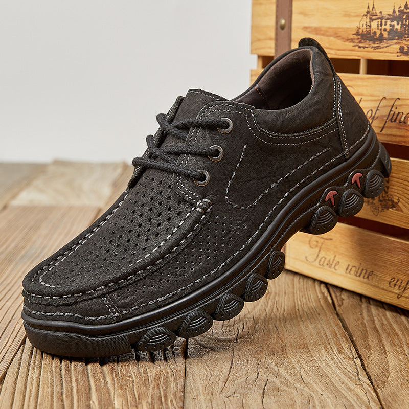 Herren Komfortable Schnürschuhe mit luftdurchlässigem Obermaterial EB