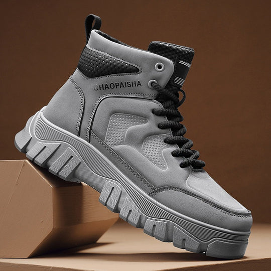 Damen Outdoor High-Top Sneakers mit rutschfester Sohle und atmungsaktivem Obermaterial EB