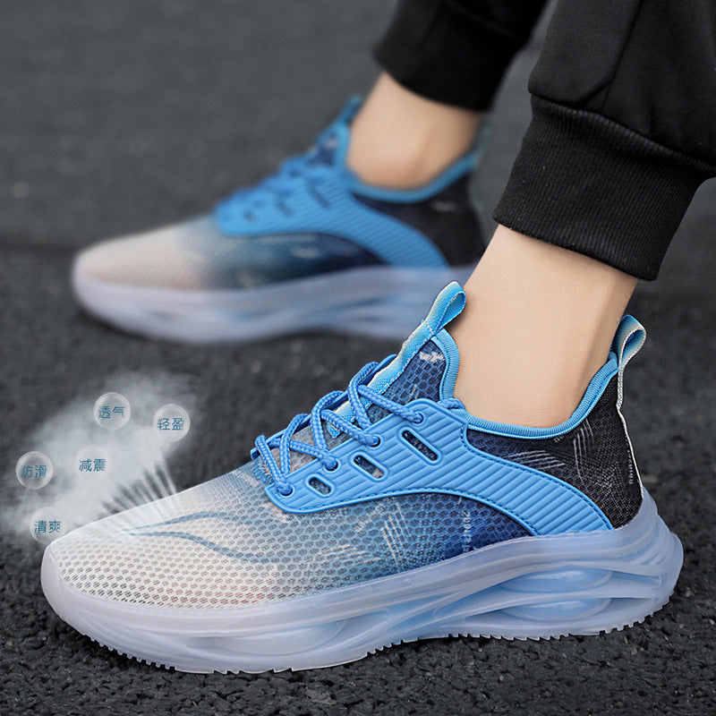 Damen Sportliche Leichtgewicht Sneakers mit atmungsaktivem Obermaterial EB