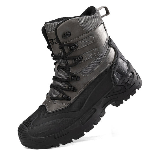 Damen Hohe Arbeitsstiefel mit rutschfester Profilsohle und atmungsaktivem Innenfutter EB