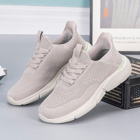 Damen Hochwertige Sport-Sneaker mit atmungsaktivem Obermaterial und elastischem Einstieg EB