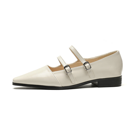 Damen elegante Slingback-Ballerinas mit modischen Riemchen und komfortabler Innensohle EB