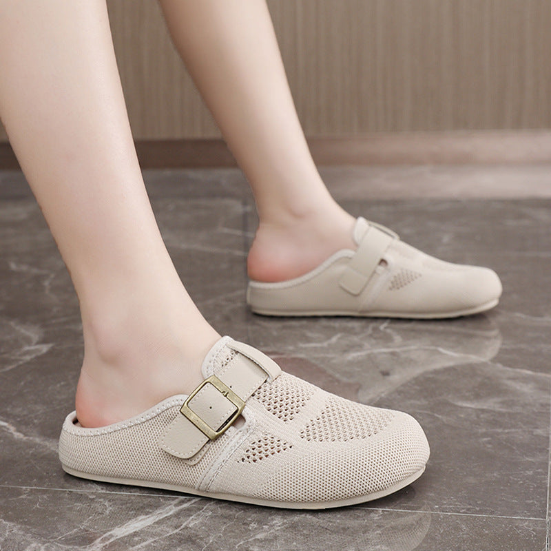 Damen Atmungsaktive Clogs mit verstellbarem Riemen und ergonomischem Fußbett EB