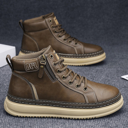 Herren Robuste Schnürboots mit isolierter Fütterung und rutschfester Sohle EB