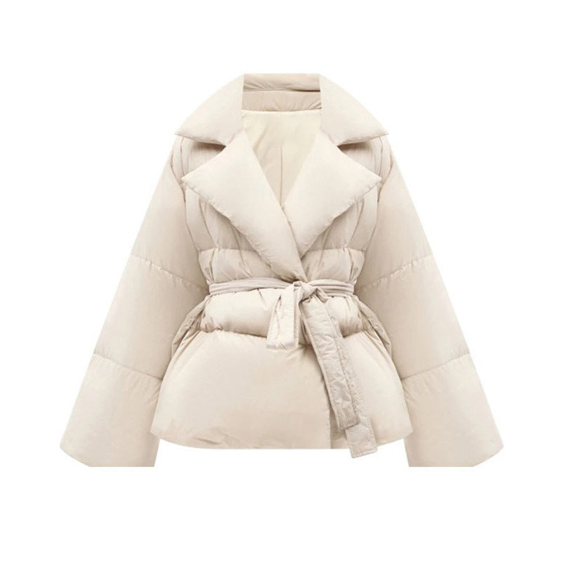Damen Modischer Wickelmantel EB