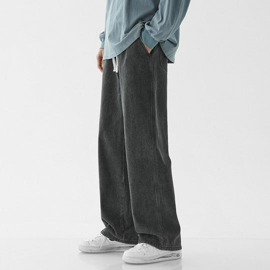 Herren weite Denim-Hose im modernen Vintage-Stil EB