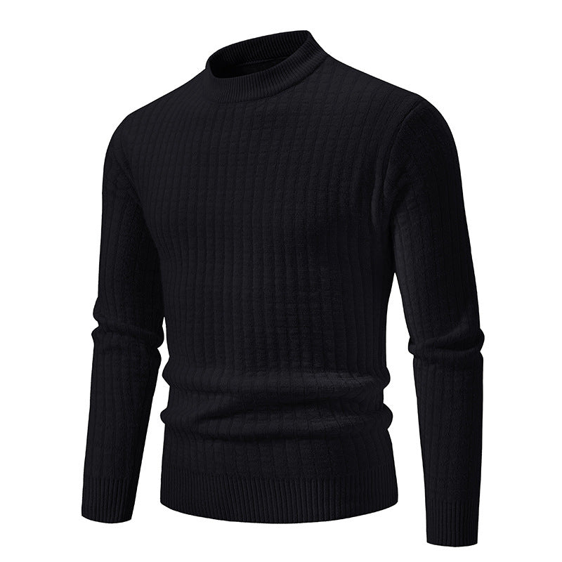 Herren Feinstrickpullover mit strukturiertem Design EB