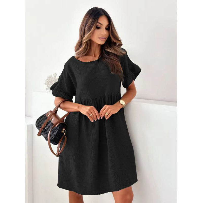 Damen Breezy A-Linie Mini Kleid EB