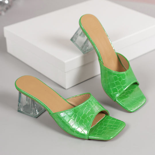Damen Glamouröse Absatzsandalen EB