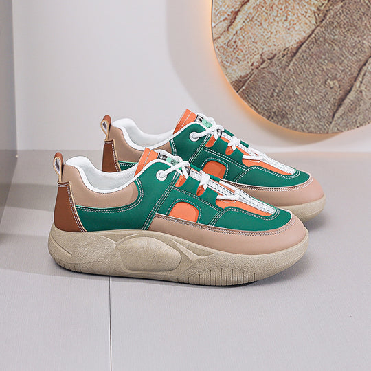 Damen Sneakers im urbanen Retro-Stil mit atmungsaktiver Konstruktion und dämpfender Sohle EB
