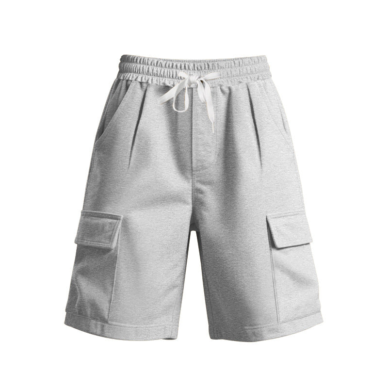 Damen komfortable Cargo-Shorts mit elastischem Bund und praktischen Seitentaschen EB