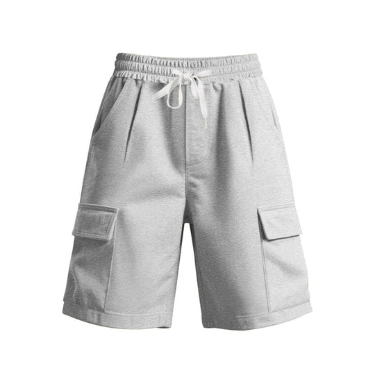 Damen komfortable Cargo-Shorts mit elastischem Bund und praktischen Seitentaschen EB